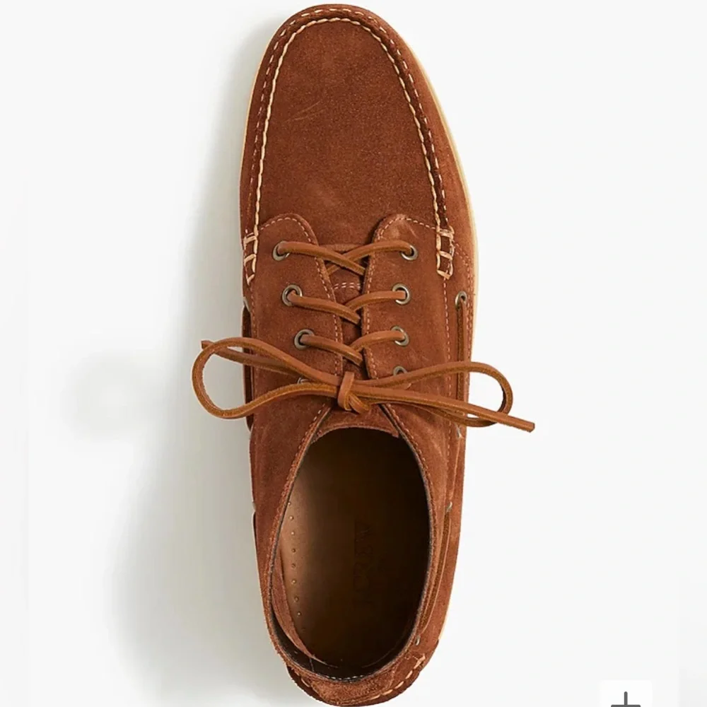 J.crew Factory men’s Chukka boots dark brown new with box size 8.5